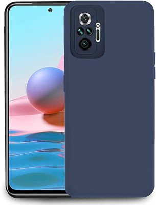 Kosher Traders Back Cover for Xiaomi Redmi Note 10 Pro Max(Blue, Dual Protection, Silicon)