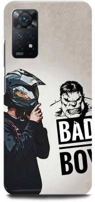 play fast Back Cover for REDMI Note 11 Pro BAD, BOY, RIDER(White, Hard Case, Pack of: 1)