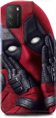 FRONK Back Cover for POCO M3, MZB0879IN, DEADPOOL, MARVEL, SUPER, HERO(Red, Hard Case, Pack of: 1)