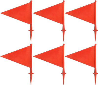 HACKERX Flat Marker Pack of 6(Red)