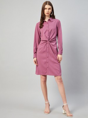 Marie Claire Women A-line Pink Dress