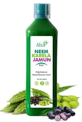 Alum Neem Karela Jamun Juice Helps in Balancing Blood Sugar Level(1000 ml)