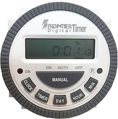 the hinder Frontier TM-619H-2 Programmable Electronic Timer Switch (White) Programmable Electronic Timer Switch(White)