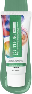 BUTIPURE Temporary ASH GREEN Ammonia Free Hair Color 60gm , Ash Green