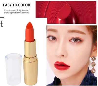 LILLYAMOR Matte Lipstick Moisturizing Velvet Silky Longlasting Lip Pigment Sexy Lady Lip(RED, 3.6 ml)