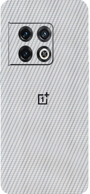 TJ CREATION ONEPLUS 10 PRO 5G Mobile Skin(Ultra Super Silver Carbon Fiber Skin With High Matte Finish.)