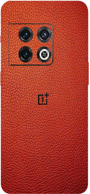 TJ CREATION OnePlus 10pro 5g Mobile Skin(Ultra Super Red Leather Skin With High Matte Finish.)