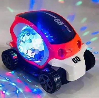 Aganta Future Musical Car Rotate 360 Degree with Flashing Light & Music with Lighting(Multicolor)
