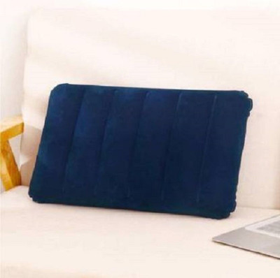 Karmarch Air Stripes Floor Cushion Pack of 1(Blue)