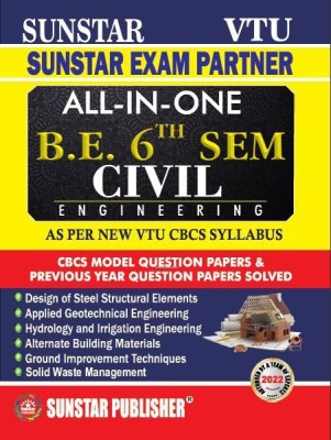 B.E. 6th Sem Civil Engineering Sunstar Exam Partner(Paperback, Team of Experts)