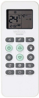HDF AC Remote Control Compatible For Whirlpool Magicool Inverter Remote Controller(White)