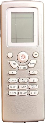 HDF Replacement Remote Control Compatible for Videocon AC Remote Control Compatible for Gree & Videocon Split/Window AC HF-176 Videocon AC Remote Remote Controller(Silver)