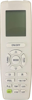 HDF AC Remote Control Compatible For  Split AC |HF- 92 Blue Star Smart Remote Controller(White)