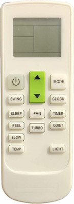 HDF AC Remote Control Compatible for  Split AC |HF-242 Blue Star Remote Controller(White)