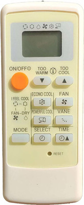 HDF AC Remote Control Compatible For  Split Window AC |HF- HF021 Mitsubishi Remote Controller(Cream & White)
