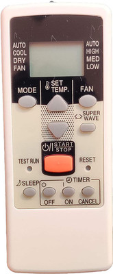 HDF AC Remote Control Compatible For  Split Window AC |HF- 86 O General Remote Controller(White & Black)