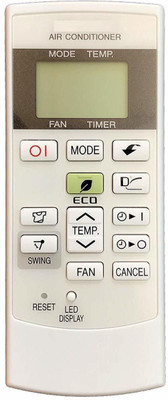 HDF AC Remote Control Compatible For  Split Window AC Sharp Remote Controller(White)