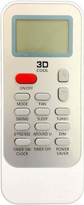 HDF AC Remote Control Compatible For  Whirlpool 3D Cool Remote Controller(Grey & White)