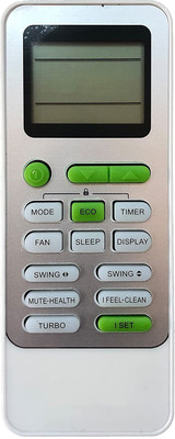 HDF Replacement Remote Control Compatible for TCL Smart AC Remote Control Compatible for  Smart Split AC |HF-259 TCL Remote Controller(Grey & White)