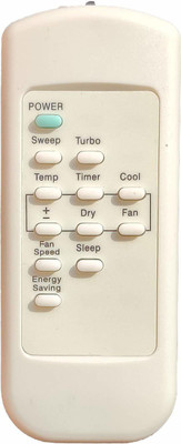HDF AC Remote Control Compatible For  Split Window AC HF-100 Carrier Remote Controller(White)