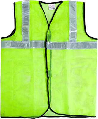TruTool Safety Security Reflective Adjustable Vest Belt Gear Stripe Night Running Safety Jacket(Green)