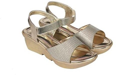 Amayra Collections Women Heels(Gold , 6)