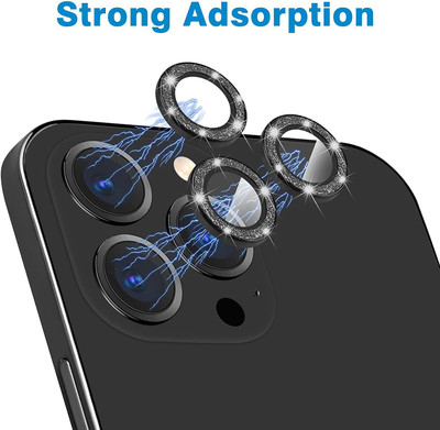 Casesily Camera Lens Protector for iPhone 12 Pro Max(Pack of 3)