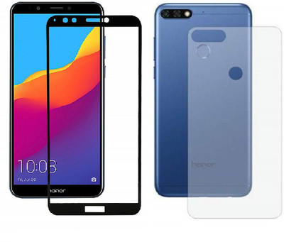 VOSKI Front and Back Tempered Glass for Honor 7A(Pack of 2)