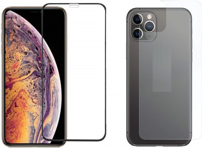 VOSKI Front and Back Tempered Glass for Iphone 11 pro Max(Pack of 2)
