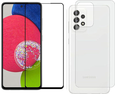 VOSKI Front and Back Tempered Glass for Samsung Galaxy A52s 5G(Pack of 2)