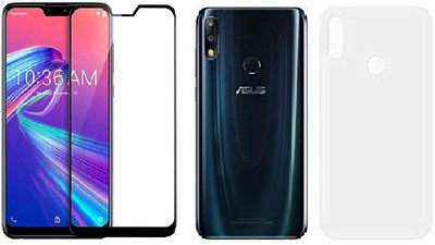 VOSKI Front and Back Tempered Glass for Asus Zenfone Max Pro M2(Pack of 2)