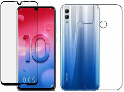 VOSKI Front and Back Tempered Glass for Honor 10 Lite(Pack of 2)