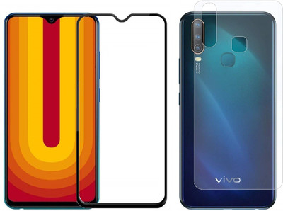 VOSKI Front and Back Tempered Glass for Vivo U10(Pack of 2)