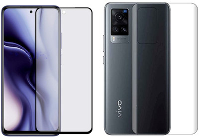 VOSKI Front and Back Tempered Glass for Vivo X60(Pack of 2)