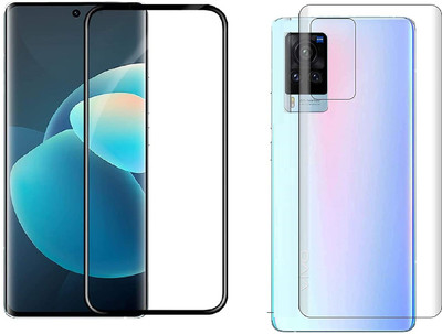 VOSKI Front and Back Tempered Glass for Vivo X60 pro(Pack of 2)