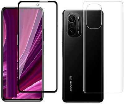 VOSKI Front and Back Tempered Glass for Redmi 11i(Pack of 2)