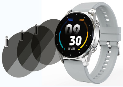 XAZE Screen Guard for Fire-Boltt Thunder Smartwatch(Pack of 3)