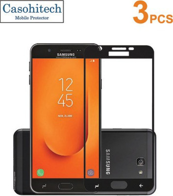 casohitech Tempered Glass Guard for Samsung Galaxy J7 Prime & J7 Prime 2 (3PCS)(Pack of 3)