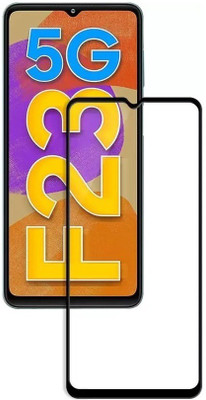 HUGSY Edge To Edge Tempered Glass for Samsung Galaxy F23 5G, Samsung Galaxy F12, Samsung Galaxy F02s, Samsung Galaxy F13, Samsung Galaxy F04, Infinix Hot 20 5G, Poco C50, Redmi A1, Infinix Note 12 Pro 4G(Pack of 1)