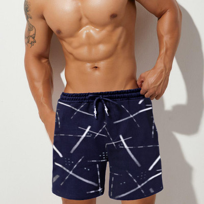 Try This Printed Men Blue Regular Shorts