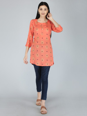JC4U Casual Printed Women Multicolor Top