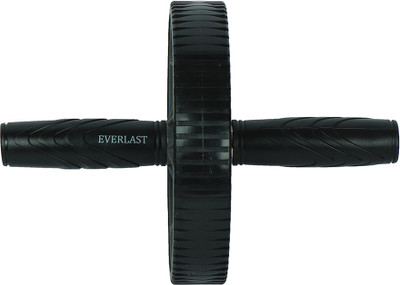 EVERLAST Wheel Roller Ab Exerciser(Black, Grey)