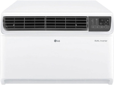 LG 2 Ton 5 Star Window Dual Inverter AC with Wi-fi Connect – White (PW-Q24WUZA, Copper Condenser)