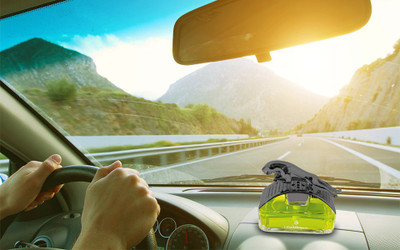 Gabbar Fresh Diffuser Car Dashboard Refillable Car Liquid Perfume Yellow(50 ml)