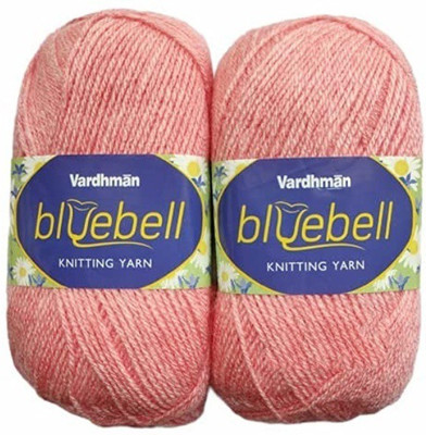 JEFFY Vardhman Bluebell Hand Knitting Wool & Art Craft Yarn, Shade -7, 300gm