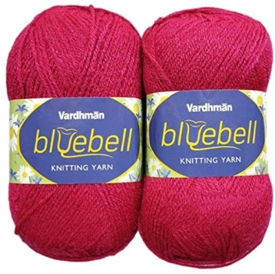 JEFFY Vardhman Bluebell Hand Knitting Wool & Art Craft Yarn, Shade - 29, 600gm