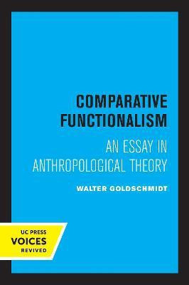 Comparative Functionalism(English, Paperback, Goldschmidt Walter)