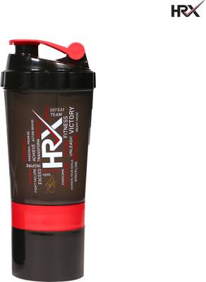 HRX Graffiti - Limited Signature Edition 500 ml Shaker  (Pack of 1, Black, Red, Plastic)