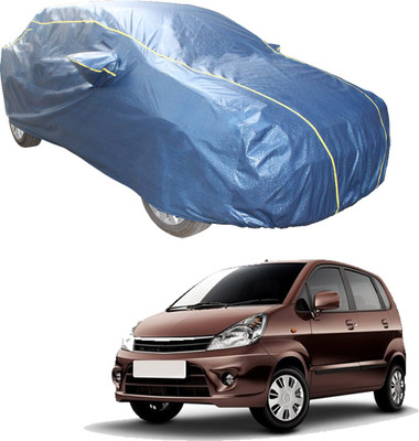 SS Zeeber Car Cover For Maruti Zen Estillo VXI BS IV (With Mirror Pockets)(Blue)