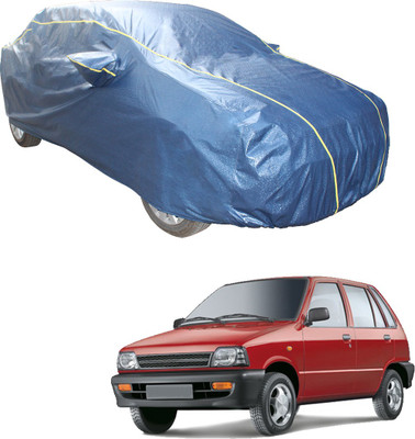 SS Zeeber Car Cover For Maruti 800 AC LPG (With Mirror Pockets)(Blue)